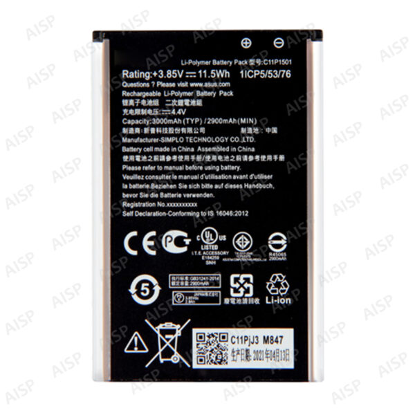 ASUS Zenfone Fone2 Laser (ZE550KL/601KL) バッテリー