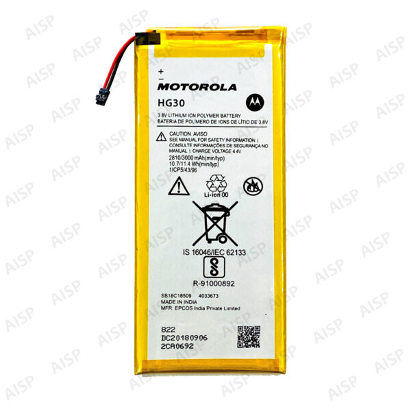 MOTOROLA G5s Plus バッテリー