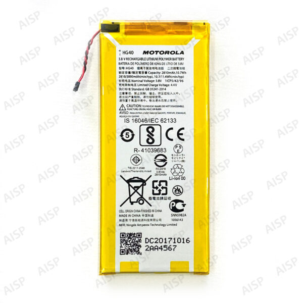 MOTOROLA moto g5 plus バッテリー