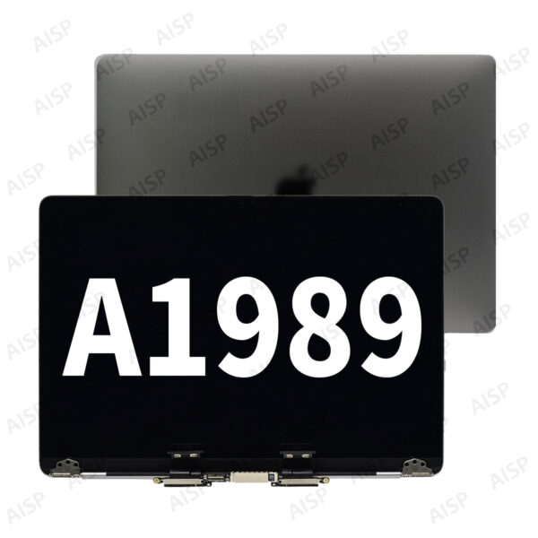 1989-gray ★MacBookPro 13インチ A1989 (2018-2020) Space gray 液晶一体型 上半身 ●