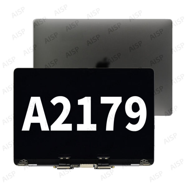 2179-gray MacBookAir 13インチ A2179 (2020) Space gray 液晶一体型 上半身 ●